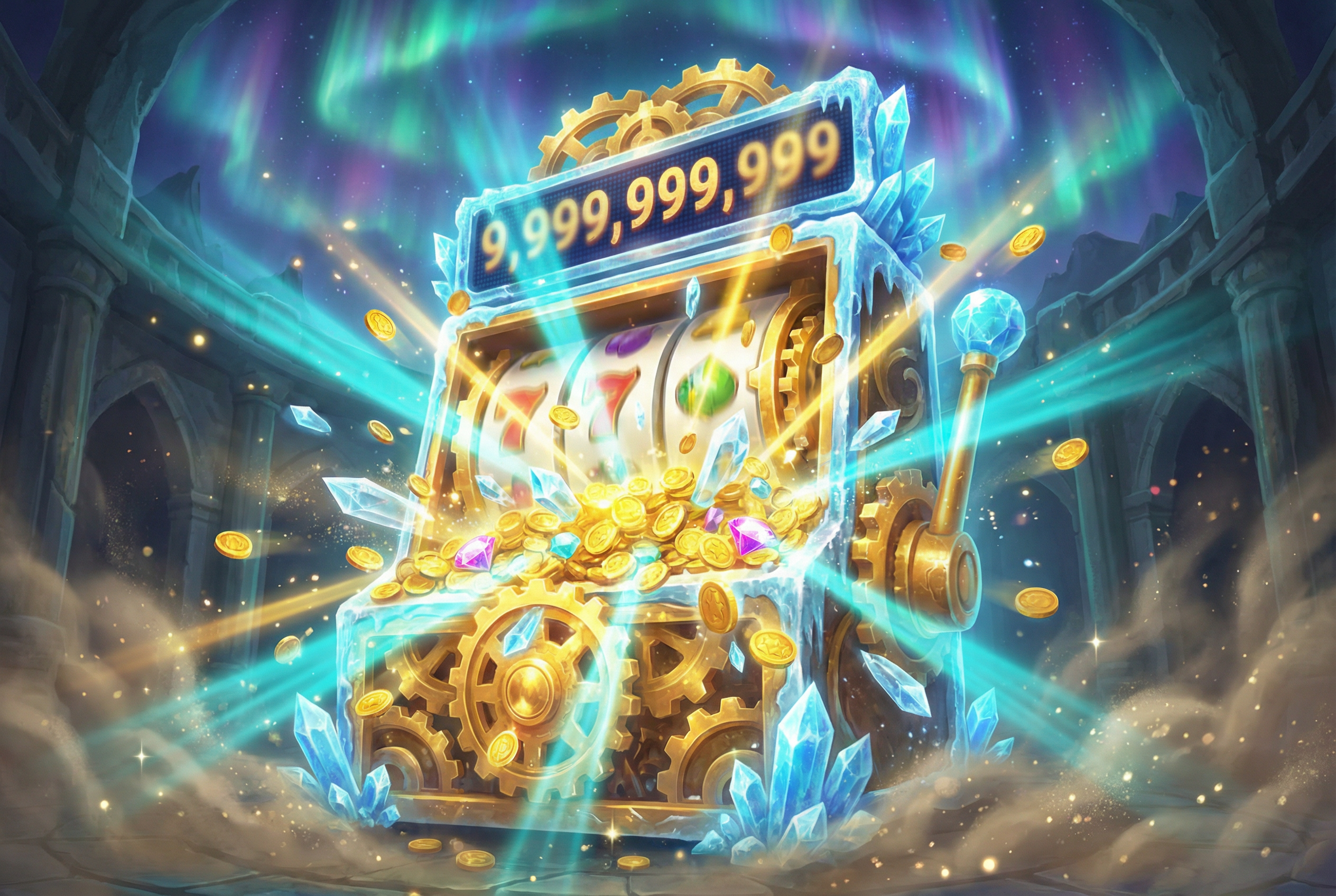 累积奖池冰川角子机 - 老虎机下载